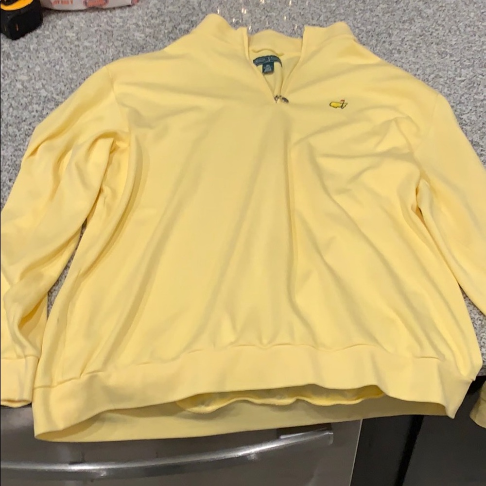 Brand new Augusta National yellow Masters Sweater